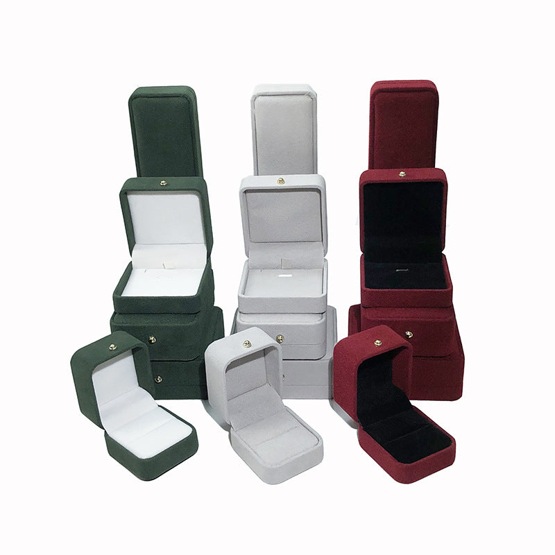 COFFRET À BIJOUX EN FLANELLE COFFRET CADEAU (SANS LOGO)
