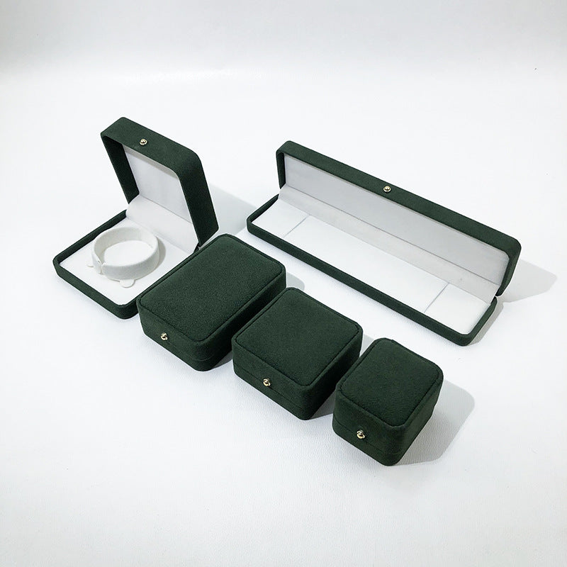 COFFRET À BIJOUX EN FLANELLE COFFRET CADEAU (SANS LOGO)
