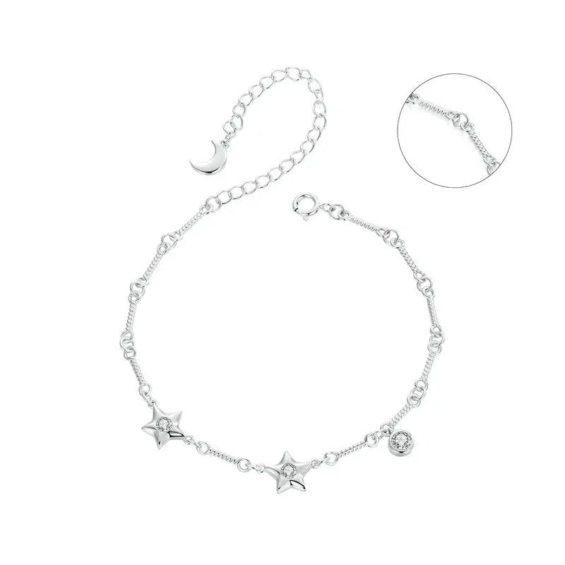 Bracelet chaîne à breloques à longueur réglable, cadeau