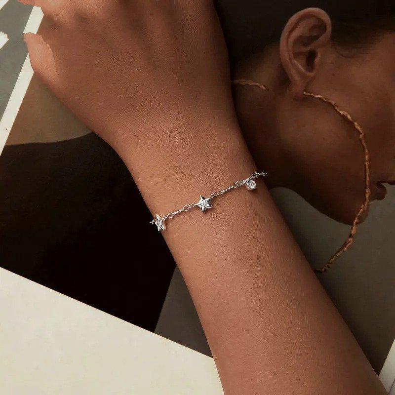 Bracelet chaîne à breloques à longueur réglable, cadeau