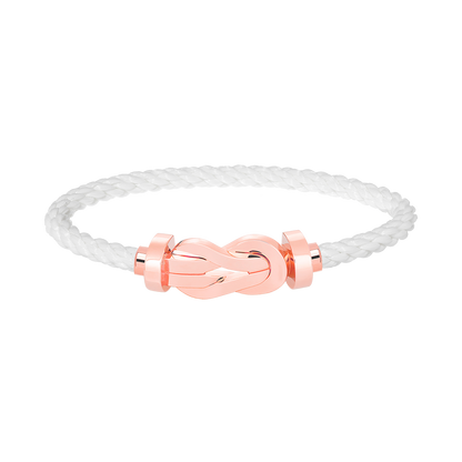 [Regalia jewelry]CHANCE LARGE 8 FIGURE BUCKLE NO DIAMOND BRACELET ROSE GOLD