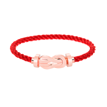 [Regalia jewelry]CHANCE LARGE 8 FIGURE BUCKLE NO DIAMOND BRACELET ROSE GOLD