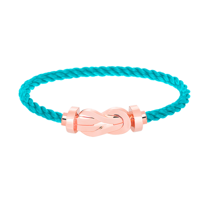 [Regalia jewelry]CHANCE LARGE 8 FIGURE BUCKLE NO DIAMOND BRACELET ROSE GOLD