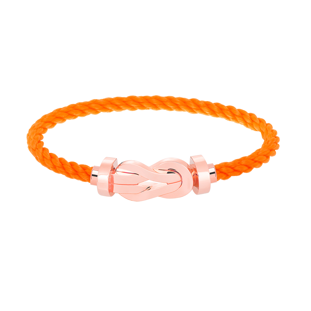 [Regalia jewelry]CHANCE LARGE 8 FIGURE BUCKLE NO DIAMOND BRACELET ROSE GOLD