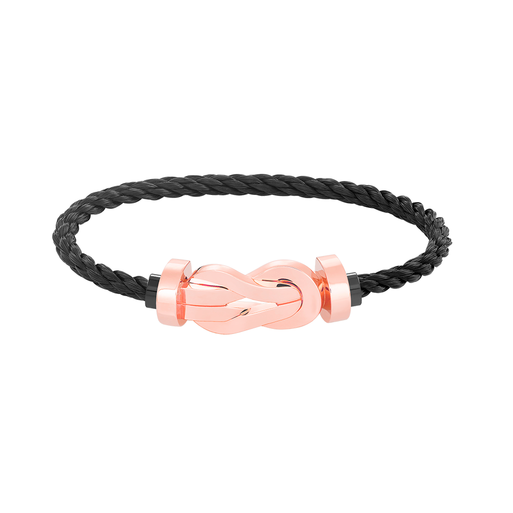 [Regalia jewelry]CHANCE LARGE 8 FIGURE BUCKLE NO DIAMOND BRACELET ROSE GOLD