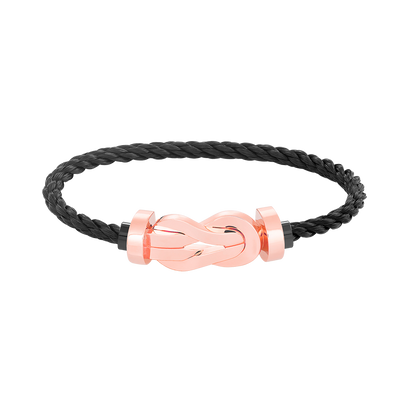 [Regalia jewelry]CHANCE LARGE 8 FIGURE BUCKLE NO DIAMOND BRACELET ROSE GOLD