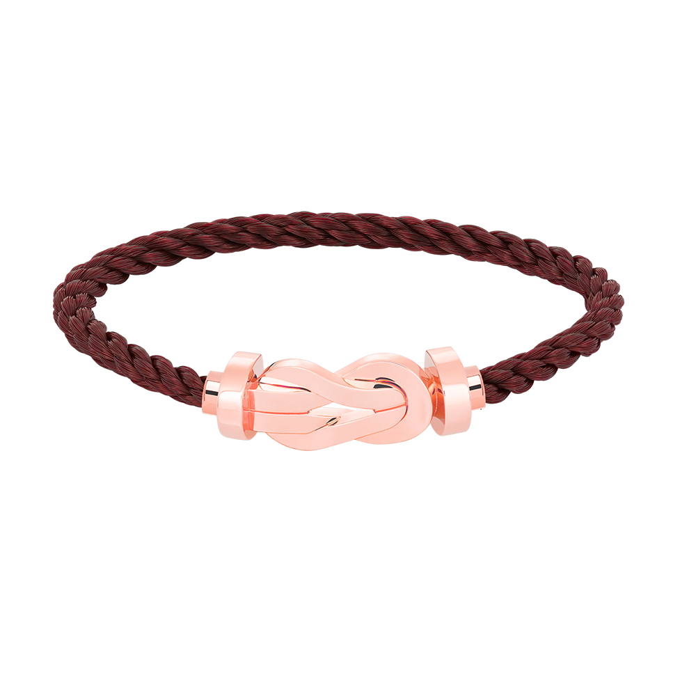 [Regalia jewelry]CHANCE LARGE 8 FIGURE BUCKLE NO DIAMOND BRACELET ROSE GOLD