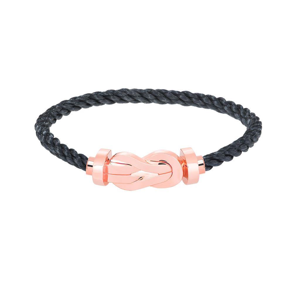 [Regalia jewelry]CHANCE LARGE 8 FIGURE BUCKLE NO DIAMOND BRACELET ROSE GOLD