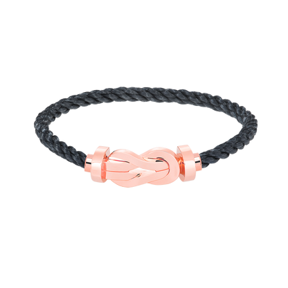 [Regalia jewelry]CHANCE LARGE 8 FIGURE BUCKLE NO DIAMOND BRACELET ROSE GOLD