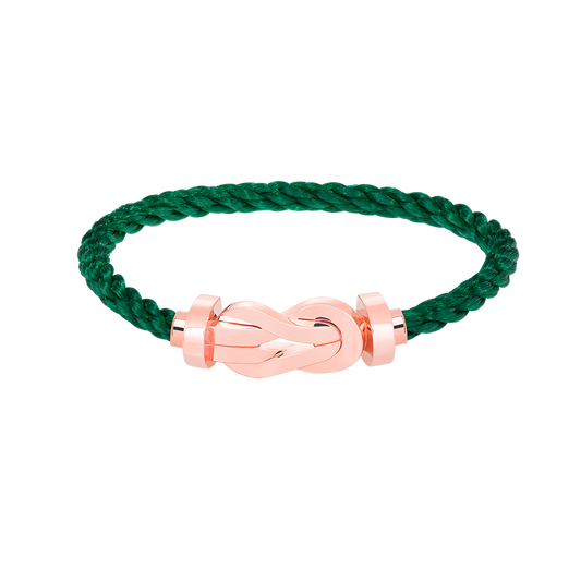 [Joyas Regalia] PULSERA GRANDE CHANCE DE 8 FIGURAS SIN DIAMANTES EN ORO ROSA