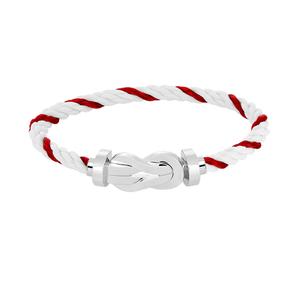 [Joyas Regalia] PULSERA DE PLATA CON HEBILLA GRANDE DE 8 FIGURAS SIN DIAMANTES