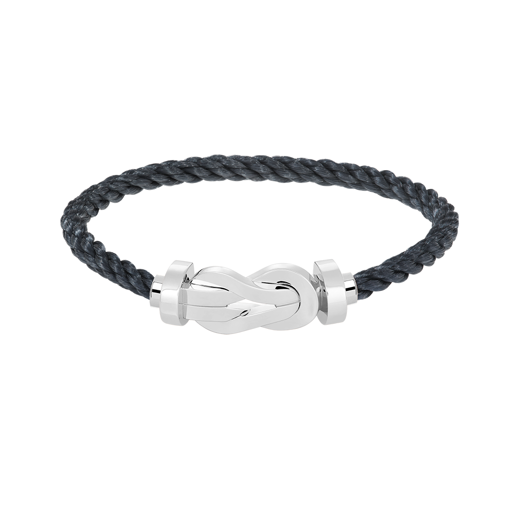 [Joyas Regalia] PULSERA DE PLATA CON HEBILLA GRANDE DE 8 FIGURAS SIN DIAMANTES