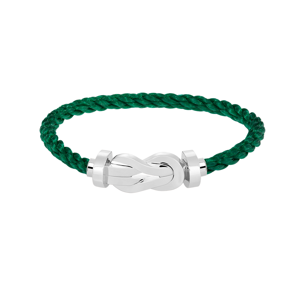 [Joyas Regalia] PULSERA DE PLATA CON HEBILLA GRANDE DE 8 FIGURAS SIN DIAMANTES