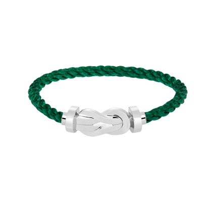[Joyas Regalia] PULSERA DE PLATA CON HEBILLA GRANDE DE 8 FIGURAS SIN DIAMANTES