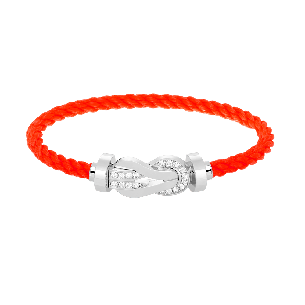 [Joyas Regalia] PULSERA GRANDE DE PLATA CON HEBILLA DE 8 FIGURAS Y MEDIO DIAMANTES
