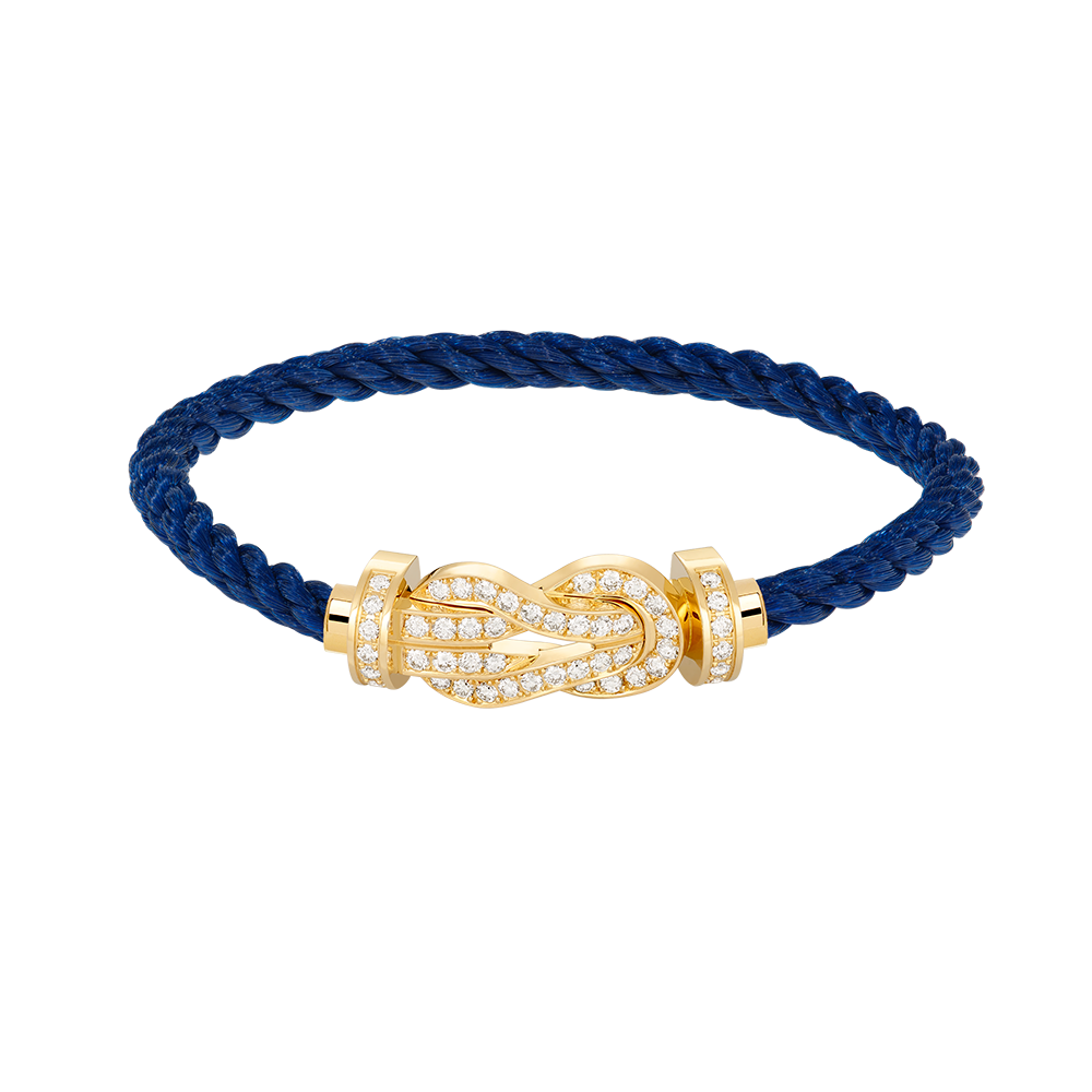 [Regalia jewelry]CHANCE LARGE 8 FIGURE BUCKLE FULLDIAMOND BRACELET GOLD