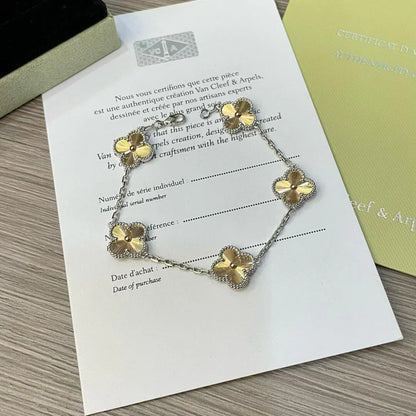 [Regalia jewelry]CLOVER 5 MOTIFS CHRISTMAS LIMITED EDITION BRACELET