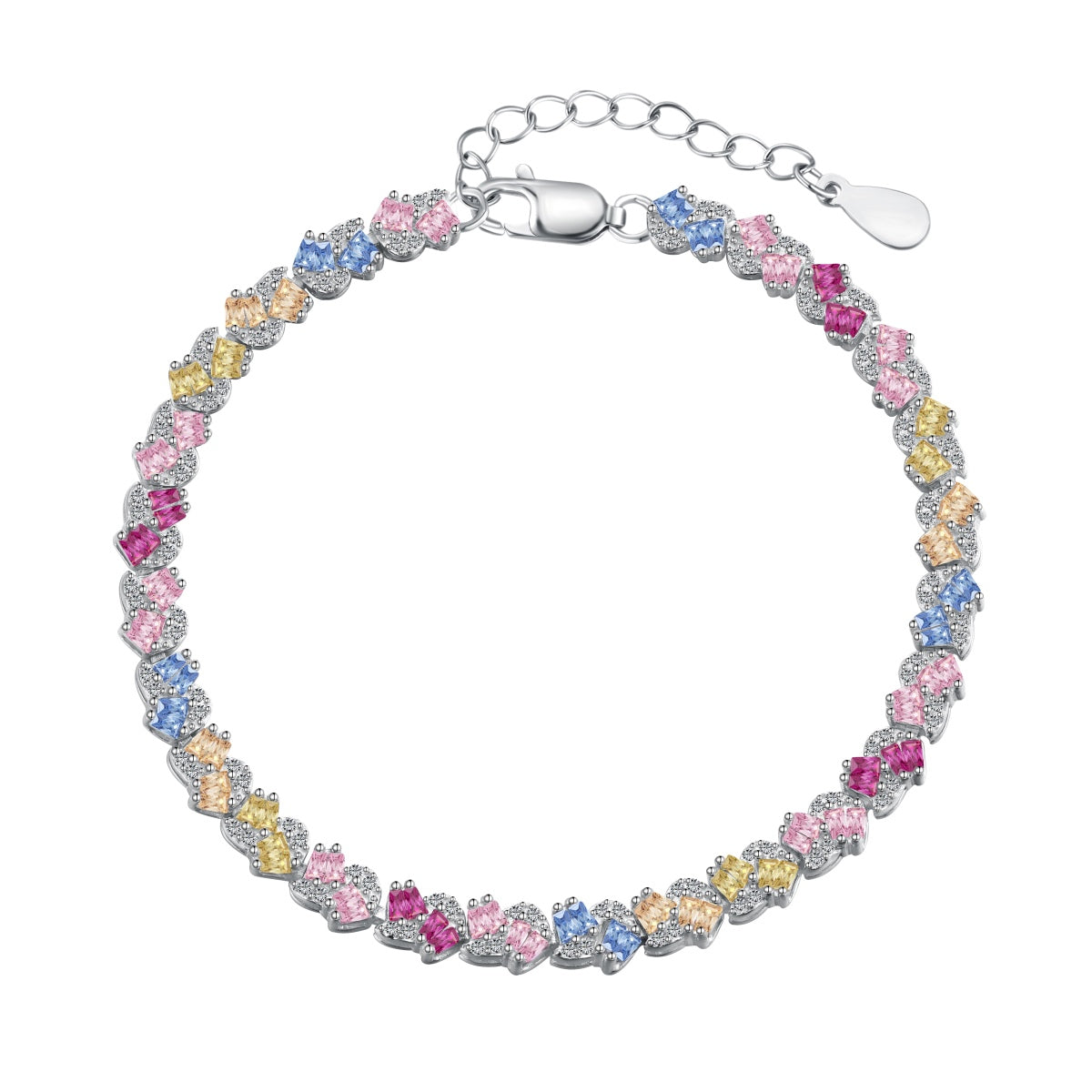 [Bijoux Regalia] Bracelet de fête orné de fleurs colorées