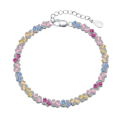 [Bijoux Regalia] Bracelet de fête orné de fleurs colorées