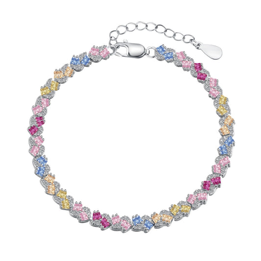 [Bijoux Regalia] Bracelet de fête orné de fleurs colorées