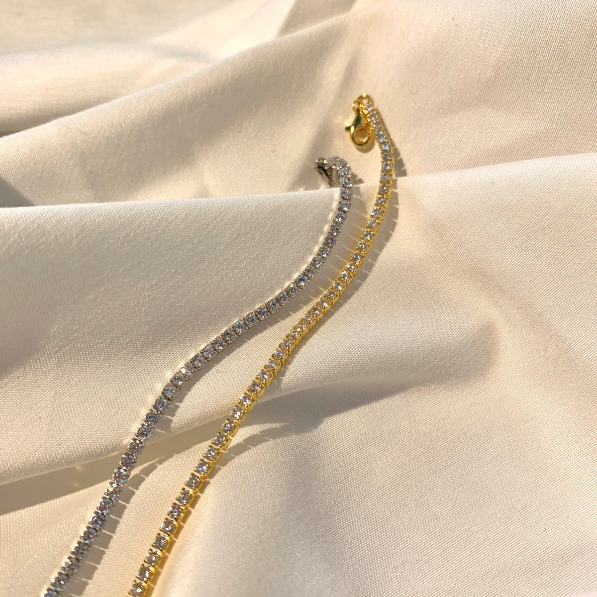 [Bijoux Regalia] Bracelet tennis taille princesse brillant et radieux
