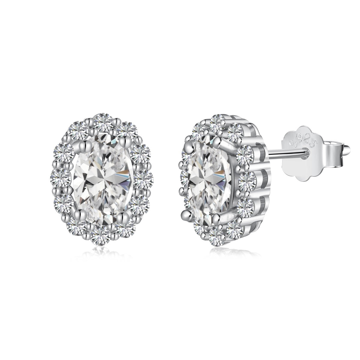 [Regalia jewelry]Delicate Unique Oval Cut Daily Earrings