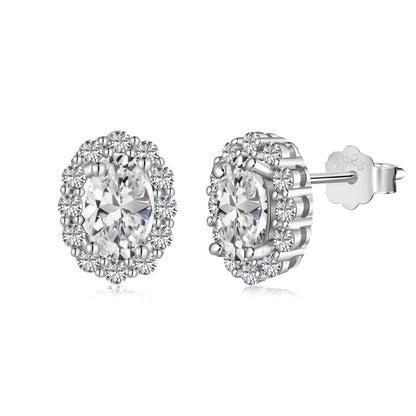 [Regalia jewelry]Delicate Unique Oval Cut Daily Earrings
