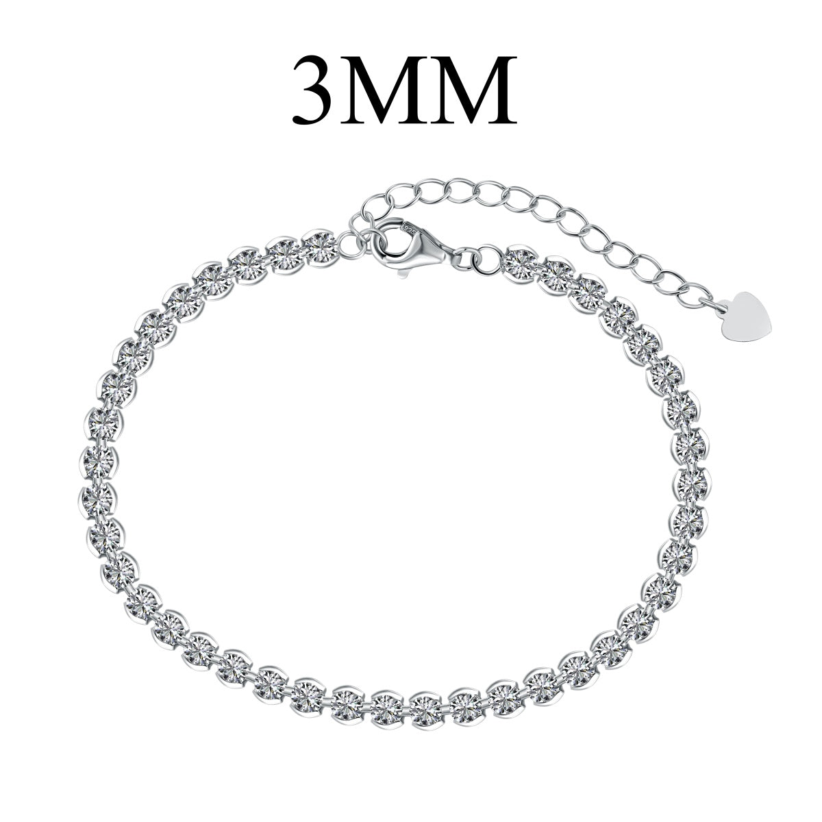 [Bijoux Regalia] Bracelet quotidien orné et scintillant à taille ronde