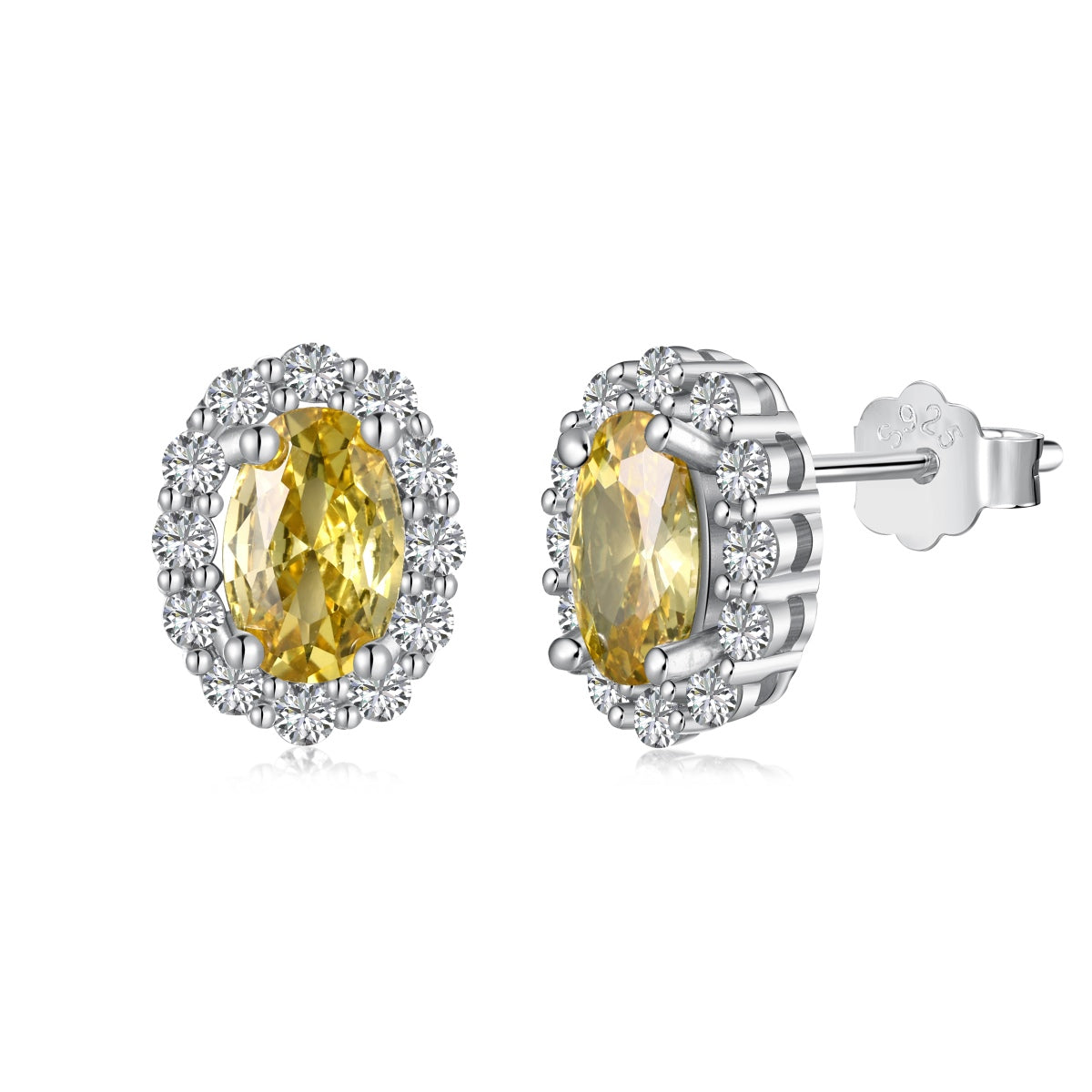 [Regalia jewelry]Delicate Unique Oval Cut Daily Earrings