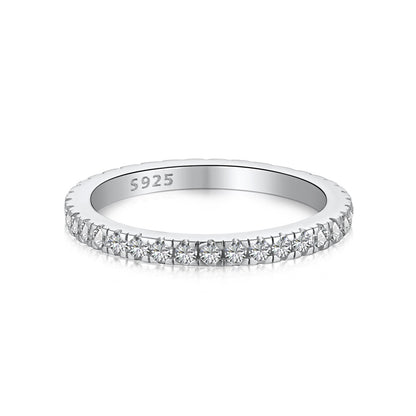 [Joyas Regalia] Anillo diario delicado y brillante de corte redondo