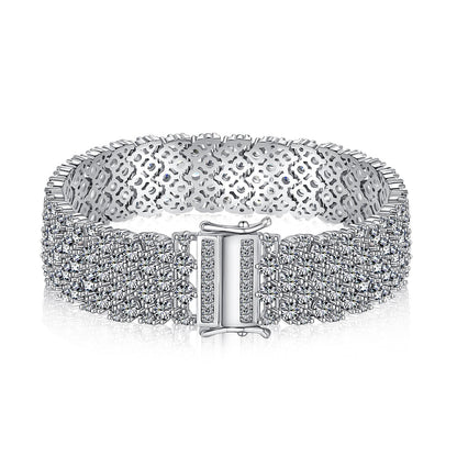 [Bijoux Regalia] Bracelet de fête élégant et orné de coupe ronde