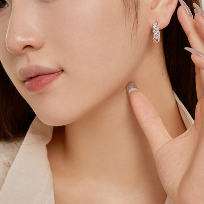 [Regalia jewelry]Dazzling Colorful Emerald Cut Daily Earrings