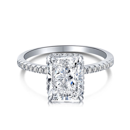 [Joyas Regalia] Anillo de compromiso de lujo de 4,0 quilates