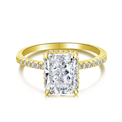 [Joyas Regalia] Anillo de compromiso de lujo de 4,0 quilates