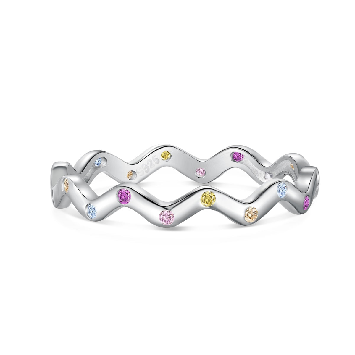 [Regalia jewelry]Ornate Vibrant Round Cut Daily Ring