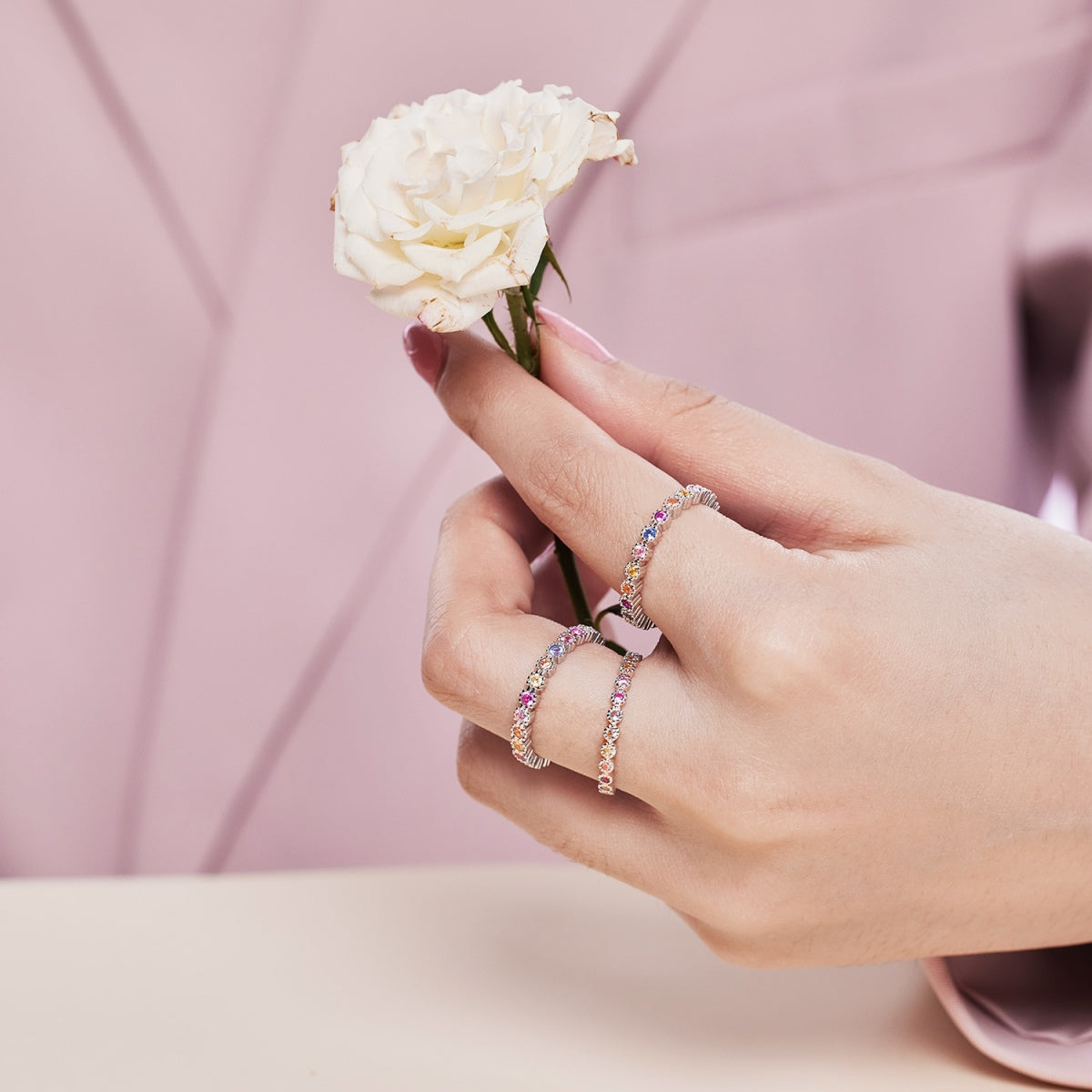 [Regalia jewelry]Elegant Energetic Round Cut Daily Ring