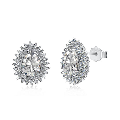 [Regalia jewelry]Delicate Gorgeous Pear Cut Daily Earrings