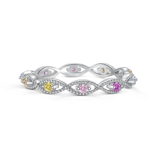 [Regalia jewelry]Elegant Energetic Round Cut Daily Ring