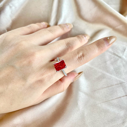 [Joyas Regalia] Anillo de compromiso de lujo de 4,0 quilates