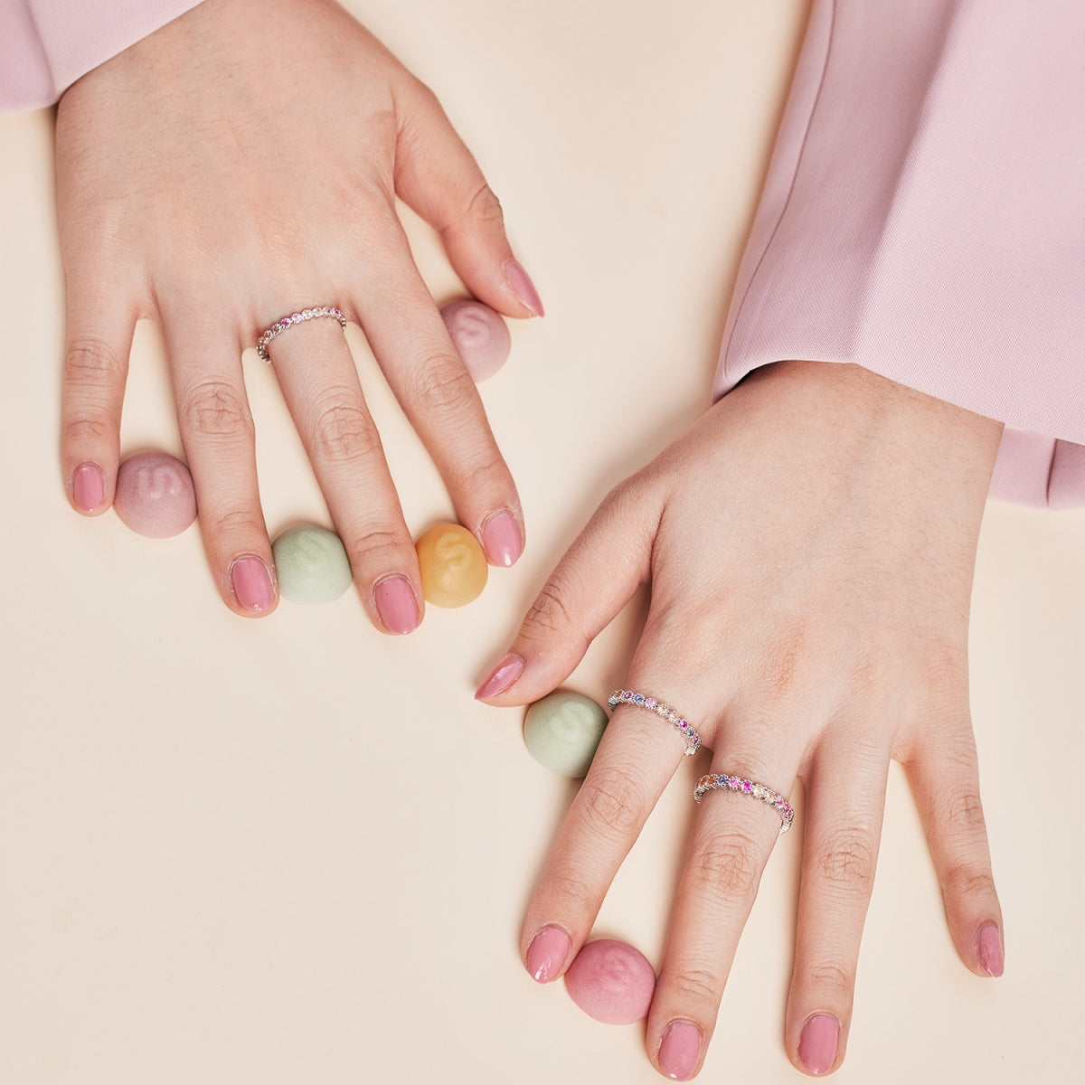 [Regalia jewelry]Unique Scintillating Round Cut Daily Ring