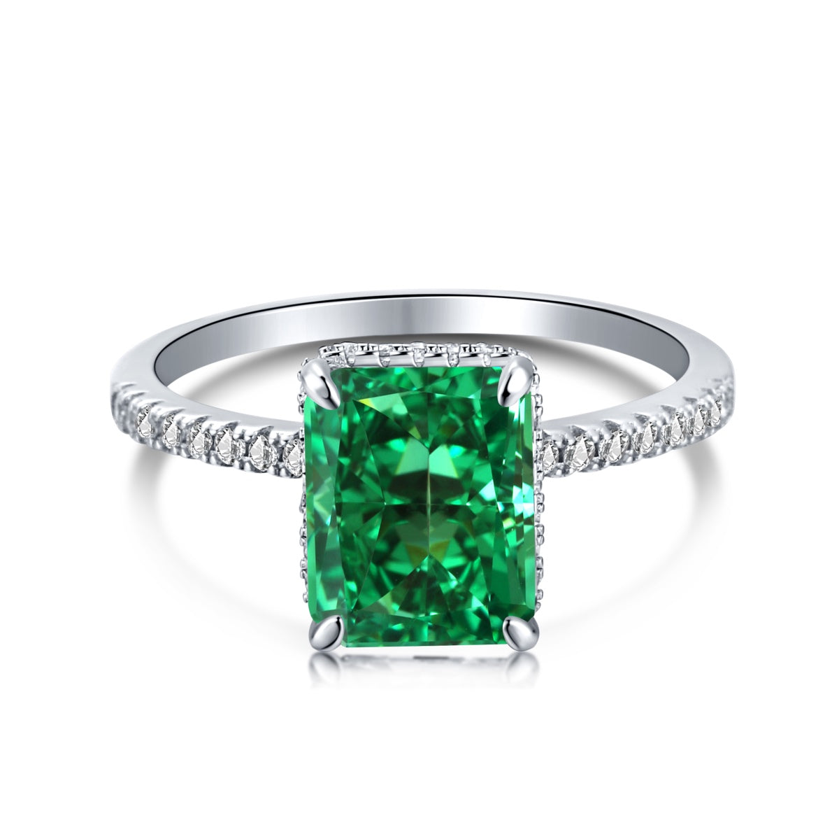 [Joyas Regalia] Anillo de compromiso de lujo de 4,0 quilates