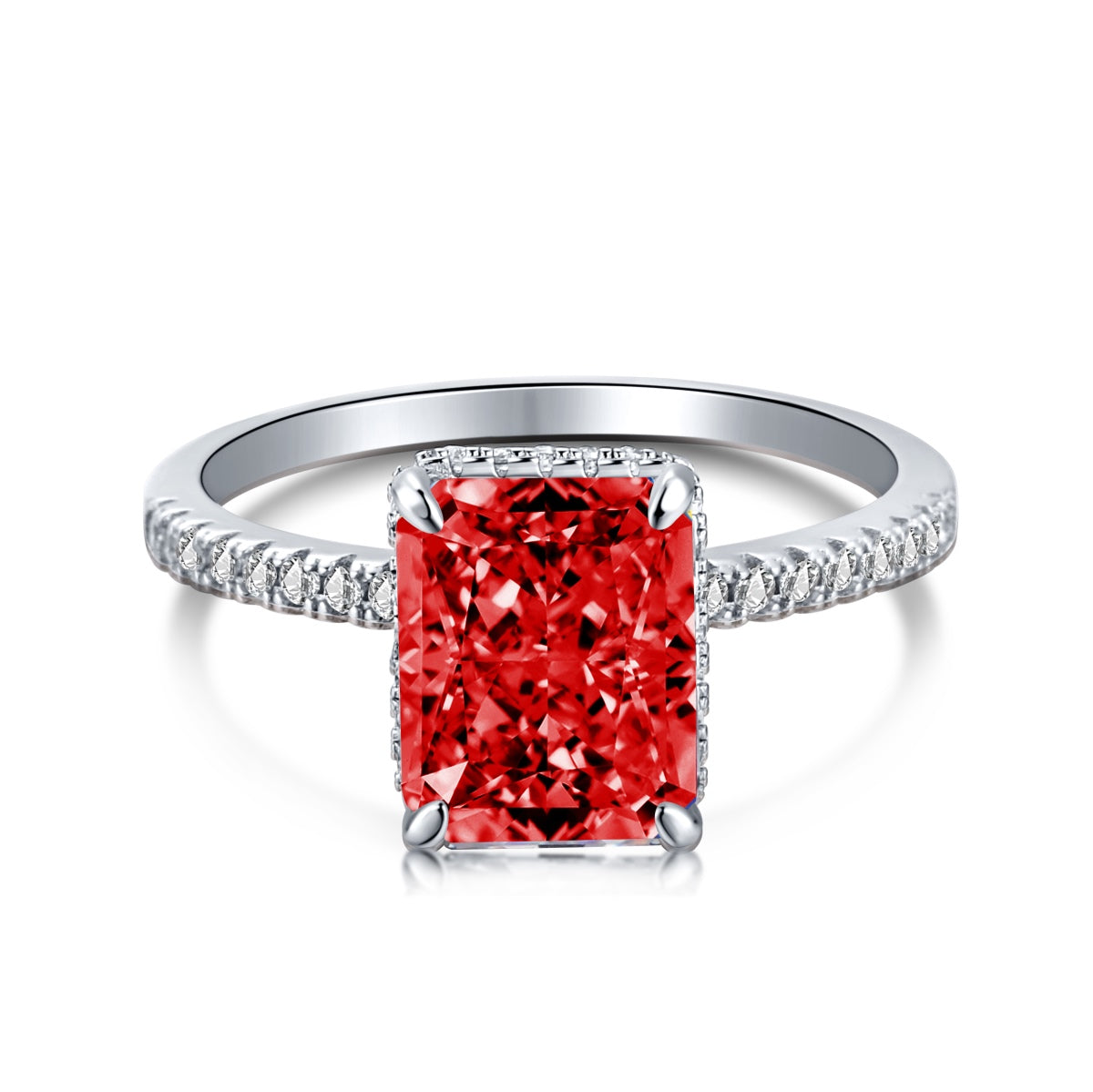 [Joyas Regalia] Anillo de compromiso de lujo de 4,0 quilates
