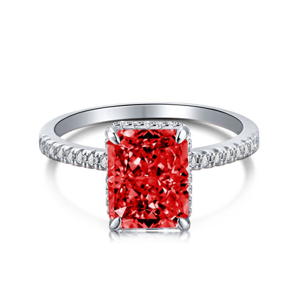 [Joyas Regalia] Anillo de compromiso de lujo de 4,0 quilates