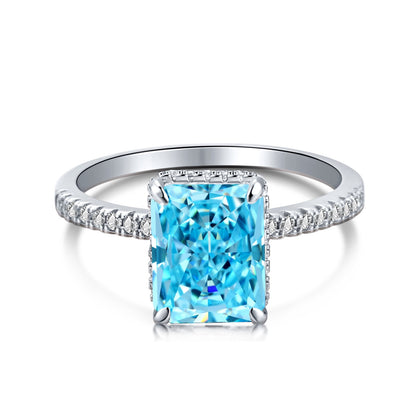 [Joyas Regalia] Anillo de compromiso de lujo de 4,0 quilates