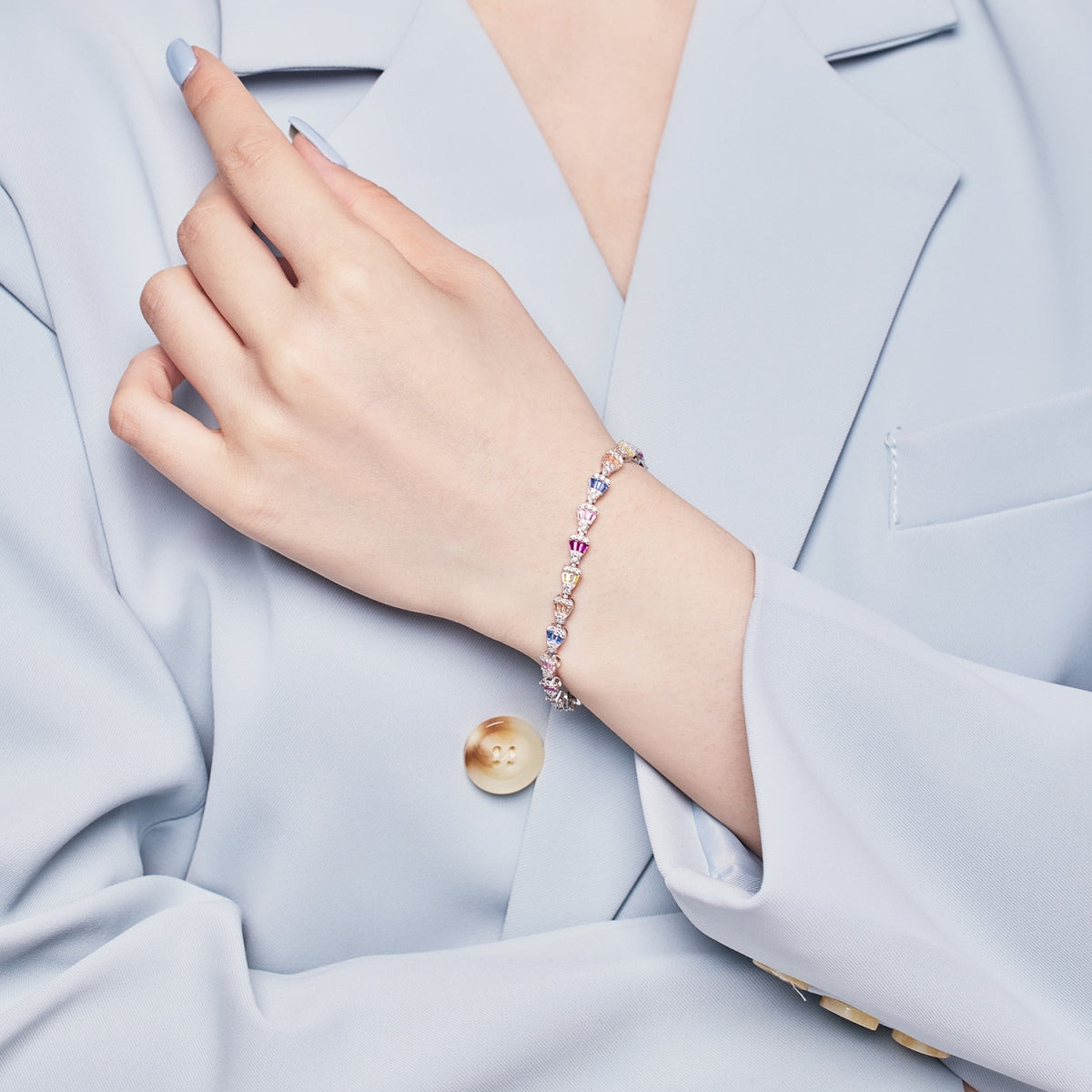 [Bijoux Regalia] Bracelet quotidien en forme de goutte d'eau rayonnante