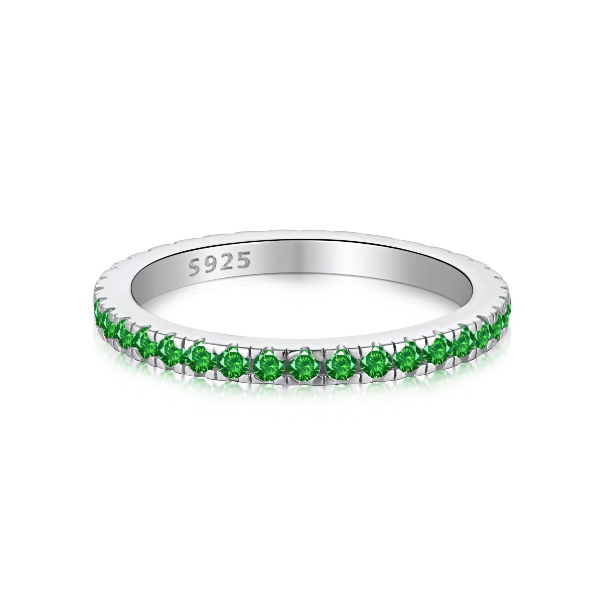 [Joyas Regalia] Anillo diario delicado y brillante de corte redondo