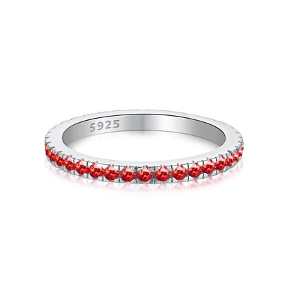 [Joyas Regalia] Anillo diario delicado y brillante de corte redondo