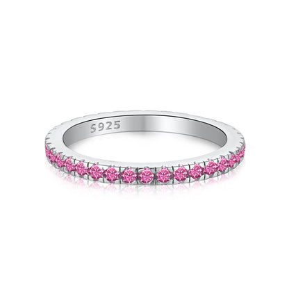 [Joyas Regalia] Anillo diario delicado y brillante de corte redondo