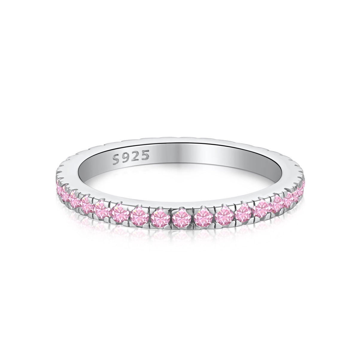 [Joyas Regalia] Anillo diario delicado y brillante de corte redondo