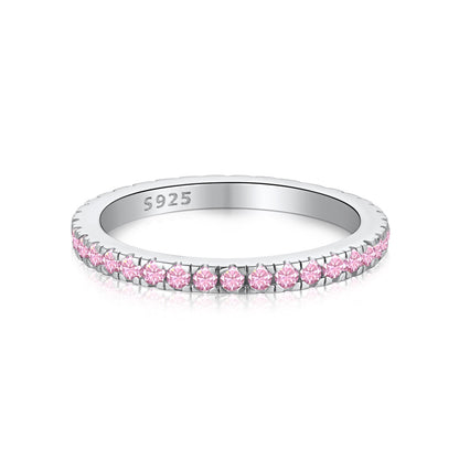 [Joyas Regalia] Anillo diario delicado y brillante de corte redondo